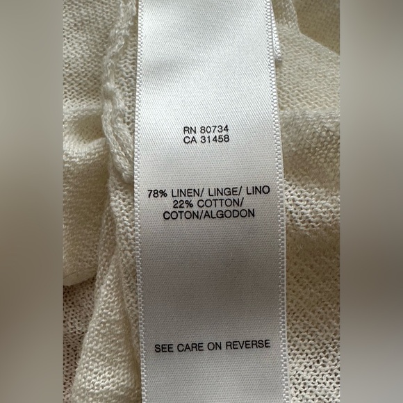 VINTAGE BCBGMaxAzria linen/cotton blend tank • size m - Picture 8 of 11